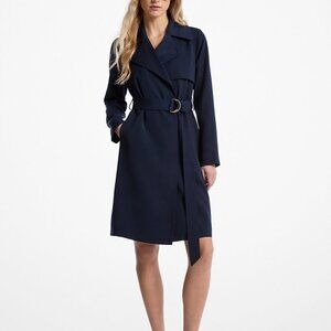Michael Kors Outlet Belted Trench Coat